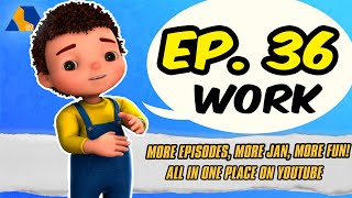 Jan Cartoon in Urdu  Work  Official Cartoon Remastered  S01 E36 [upl. by Auhsohey330]