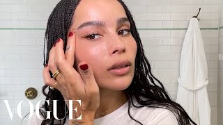 Zoë Kravitzs Guide to Summertime Skin Care and Makeup  Beauty Secrets  Vogue [upl. by Aivat984]