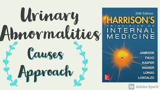 Urinary Abnormalities  Proteinuria  Hematuria  Polyuria  Urinary Casts  Harrison [upl. by Archy]