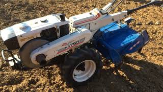 ISEKI KA750 Tiller with Rotovator by 5°C [upl. by Nivlem]