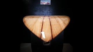 Wooden surfboard Build [upl. by Orton]