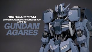 Gunpla Custom Build  Gundam Agares [upl. by Sternick]