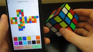 Rubiks Cube Solver App That Solves Around 20 Moves [upl. by Acimot913]