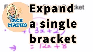 KS3 Maths  Expand a single bracket [upl. by Busiek]