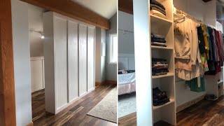 How to Build a Room Divider Closet [upl. by Aritak699]