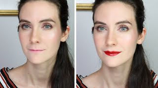 MAKEUP TIPS FOR FULL amp FABULOUS RED LIPS  Tutorial for thin Lips 😊 [upl. by Durrell]