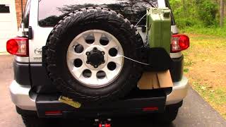 Universal Spare Tire Jerry Can Mount EZ Rack Kit [upl. by Socha128]