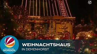 60000 Lichter Das Weihnachtshaus von Delmenhorst [upl. by Newsom698]