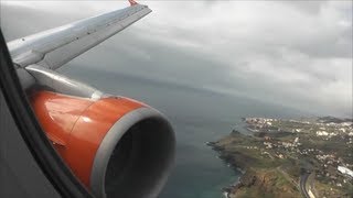 EasyJet Airbus A320214  London Gatwick to Madeira Full Flight [upl. by Bigod741]