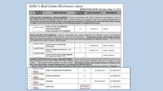 Sales Document Execution Tutorial  Sellers Real Estate Disclosure SRED [upl. by Tailor]