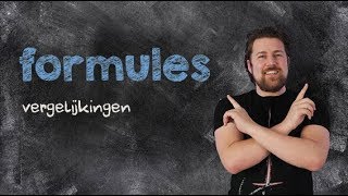 Formules vergelijkingen [upl. by Trebma]