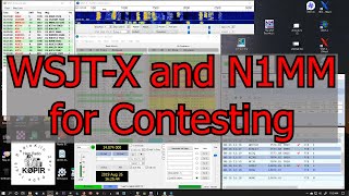 WSJTX N1MM Logger for Digital Contesting  WW Digi DX Contest [upl. by Norvell]