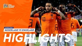 Highlights Nederland  Engeland 06062019 Halve finale Nations League [upl. by Enilesor742]