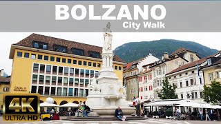 🇮🇹 BOLZANO Walking Tour  4K UHD ITALY [upl. by Leeanne546]