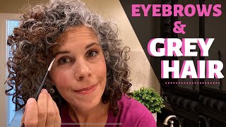 EYEBROWS FOR GREY HAIR  BEST BROW PRODUCTS FOR GREY HAIR  HOW TO MAINTAIN YOUR GREY EYEBROWS [upl. by Langham]