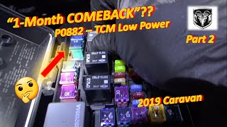 Pt 2 1MONTH Caravan COMEBACK P0882TCM Power Low [upl. by Assira]