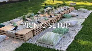 Picnic Setup DIY [upl. by Elleunamme]