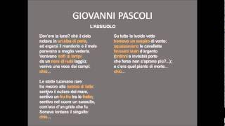 Pascoli  Lassiuolo [upl. by Tades988]