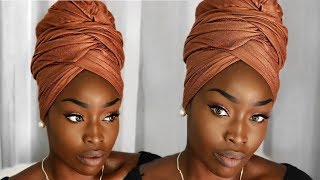 Easy Turban  Headwrap Tutorial [upl. by Cleti97]