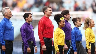 The Wiggles  Australian National Anthem  Matildas v USWNT [upl. by Edan]