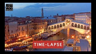 Rialto Bridge Timelapse 24h  Venice in Motion [upl. by Neetsirk]