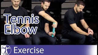 Lateral Epicondylalgia Exercises  Tennis Elbow Rehab [upl. by Selia]