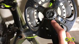 SRAM S1250 Crank Removal [upl. by Yleve613]