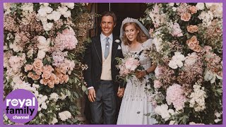 Newly Married Princess Beatrice and Edoardo Mapelli Mozzi Share New Pictures From Wedding Day [upl. by Rebmeced]