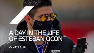 A day in the life of Esteban Ocon Alpine F1 Team driver [upl. by Euqinna]