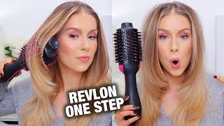 REVLON OneStep Volumizer Hair Dryer Oval Brush  Review amp Demo [upl. by Elberfeld]