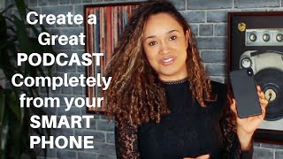 🎙📱 How to Start a Podcast on Your Phone  Anchor Spotify Podcast Tutorial [upl. by Isidore]