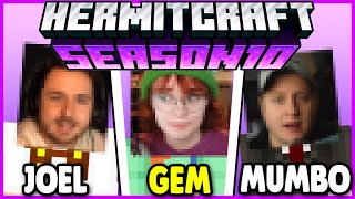 Hermitcraft Season 10 ALL MEMBERS FACES [upl. by Enelrats]