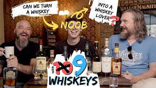 a NOOB tastes the Top 10 Whiskeys For Beginners [upl. by Hennahane]