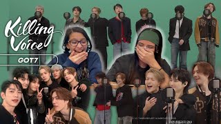 AHGASES REACT TO GOT7 on DINGO Killing Voice [upl. by Aenat]