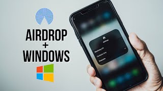 AIRDROP FOR WINDOWS PC HOW TO TRANSFER FILES FROM PC TO IPHONE WIRELESSLY [upl. by Yenterb]