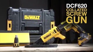 DEWALT® XR BRUSHLESS COLLATED SCREWDRIVER DCF620 [upl. by Camille]