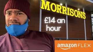 UK Morrisons Delivery MADNESS My Experience with Amazon Flex [upl. by Mezoff99]