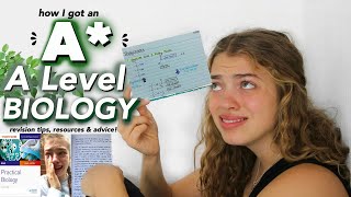 How I got an A in A Level Biology the struggle  Revision Tips Resources and Advice [upl. by Orme]