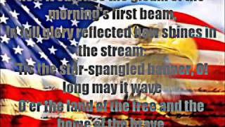 Star Spangled Banner Full Version with Lyrics on Screen [upl. by Hassadah]