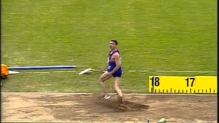 Triple Jump  Jonathan Edwards  World Records 1816m amp 1829m [upl. by Trent]