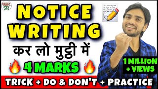 Notice Writing  Notice Writing Format  Notice Writing in Hindi  Class 101112678  In English [upl. by Dolhenty]