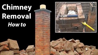 Removing a Chimney Below Roof Level  How to [upl. by Neeluqcaj]