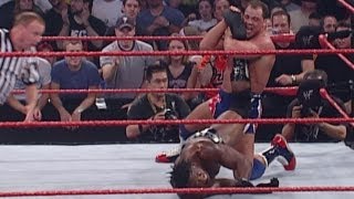 FULLLENGTH MATCH  Raw  Booker T vs Kurt Angle  World Heavyweight Championship [upl. by Colbert]