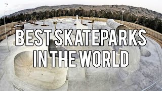 10 BIGGEST Skateparks In The WORLD US UK Canada Australia China [upl. by Junji]