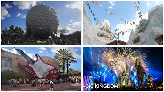 DISNEY WORLD ORLANDO Los 4 Parques de Disney en 6 minutos [upl. by Clarence746]