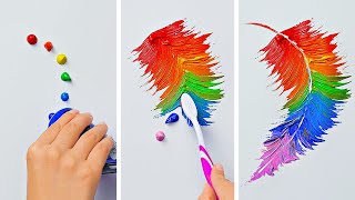 30 Simple Art Techniques Everyone Can Do [upl. by Enomes]