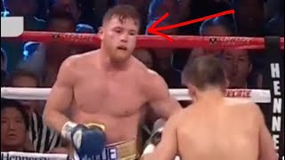 The moment Canelo feared GGG chin The eyes never lie [upl. by Jaworski154]