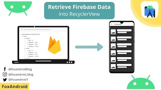 Firebase Data to RecyclerView  How to Retrieve Firebase Data into Recyclerview  Android Studio [upl. by Mukul]