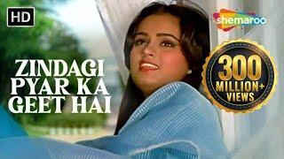 Zindagi Pyar Ka Geet Hai  Lata M  Rajesh Khanna  Souten  HD [upl. by Yelrahc]