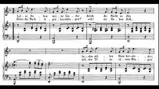 quotStändchenquot Schubert Schwanengesang D 957 soprano piano score and translations [upl. by Amabel552]